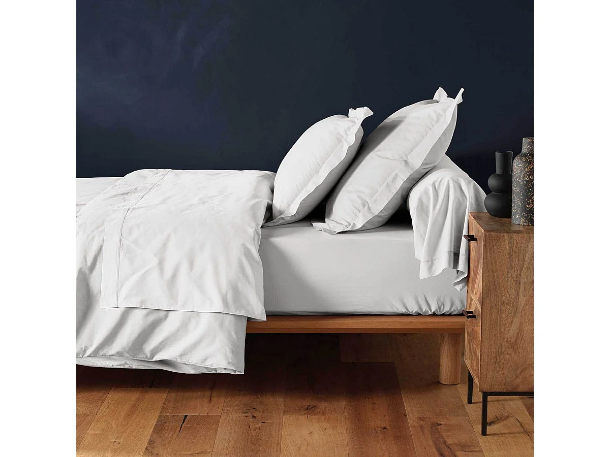 Drap Housse "Lina" 160x200cm White