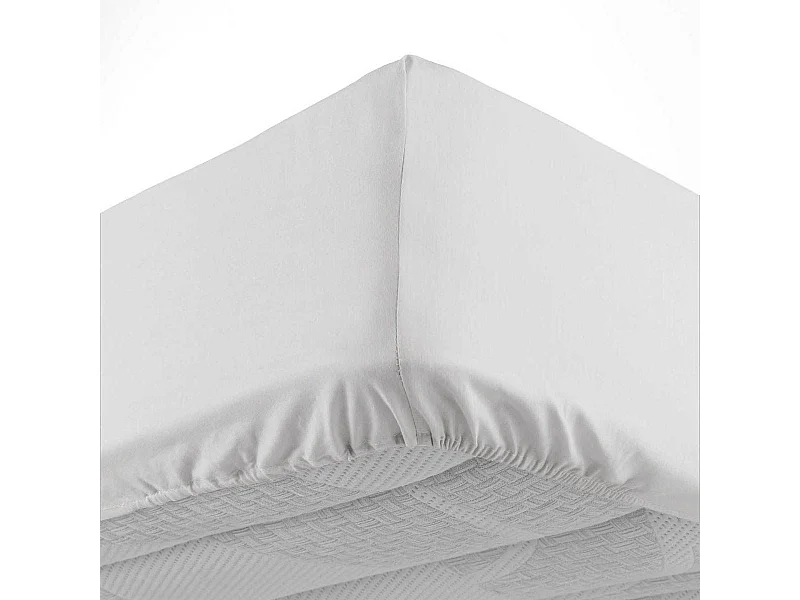 Drap Housse "Lina" 160x200cm White