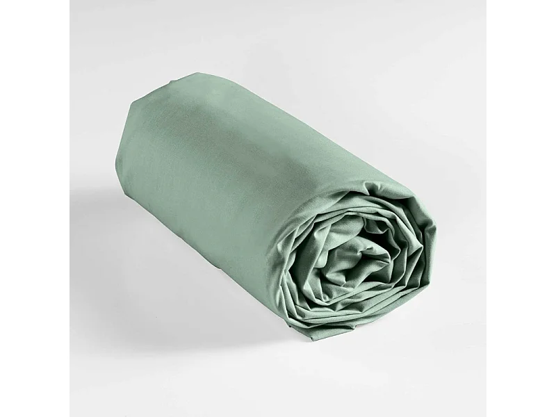 Drap Housse "Lina" 180x200cm Sauge