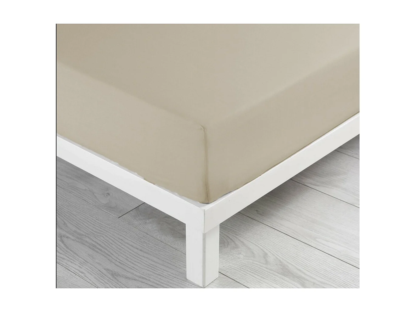 Drap Housse "Lina" 160x200cm Sable