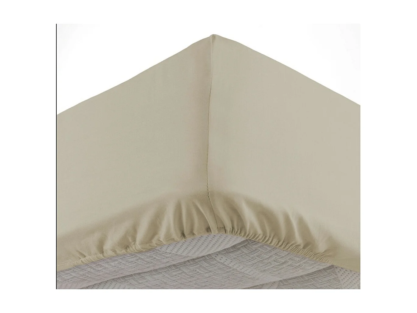 Drap Housse "Lina" 160x200cm Sable