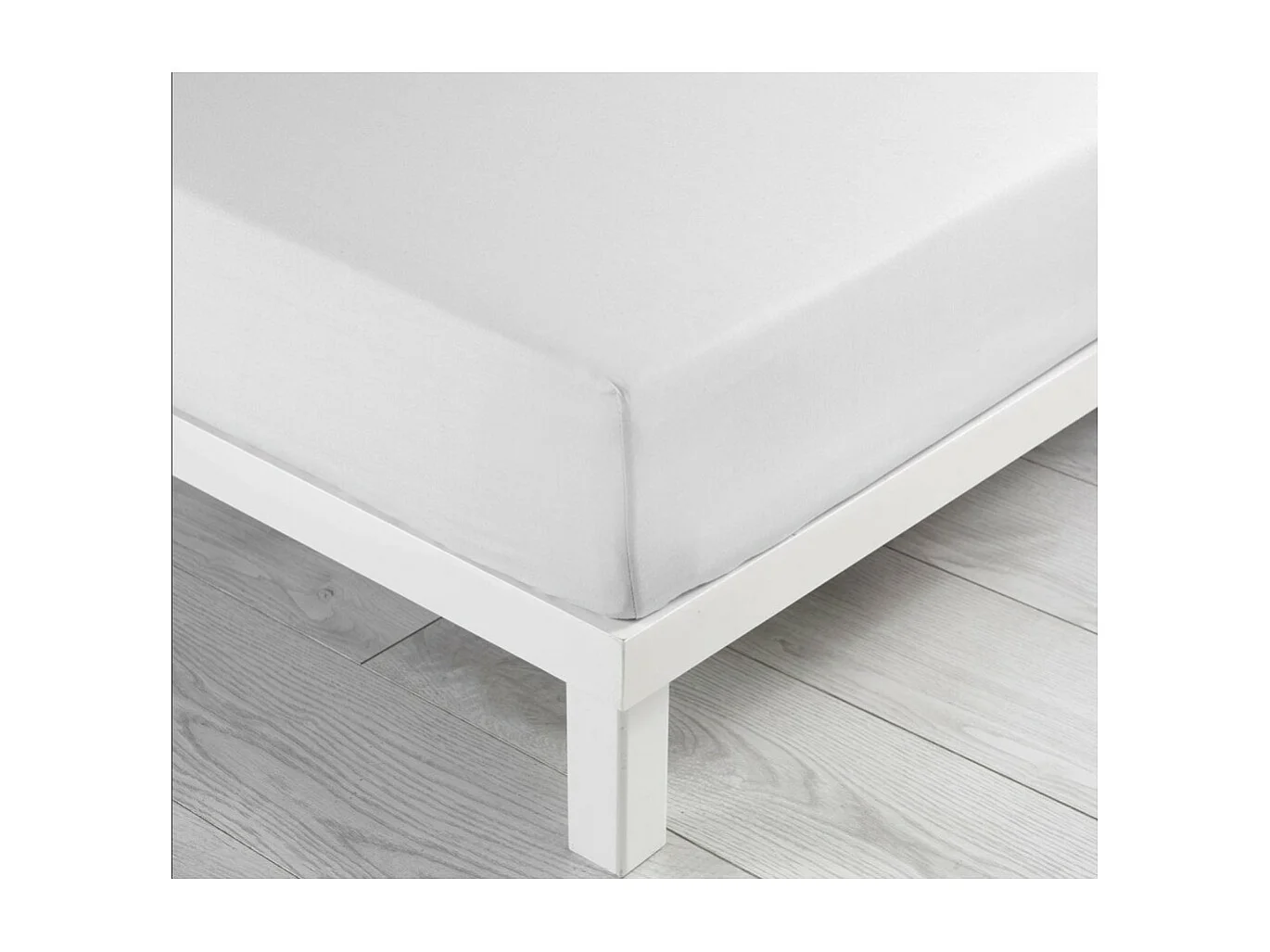 Drap Housse "Lina" 90x190cm White