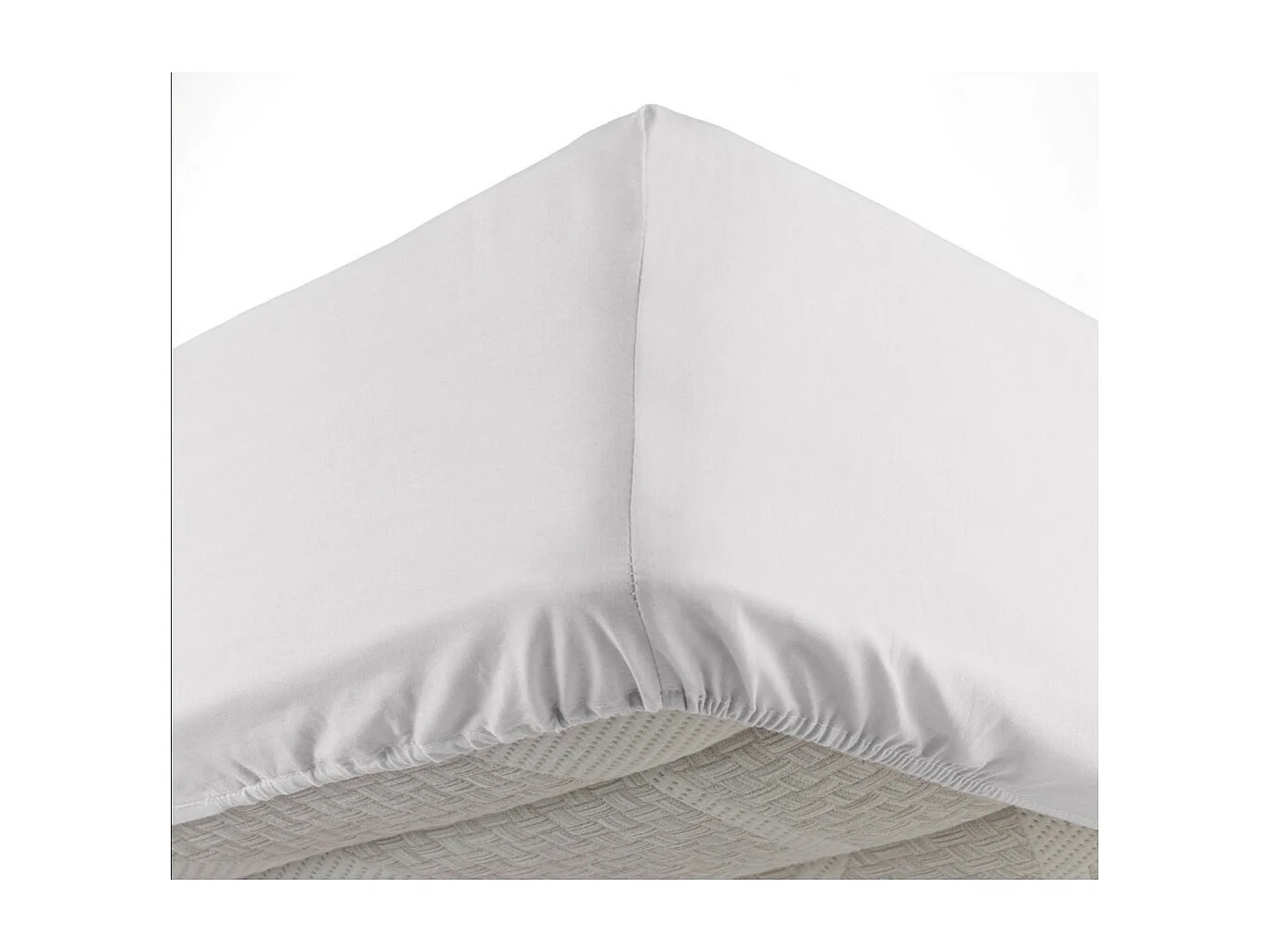 Drap Housse "Lina" 90x190cm White