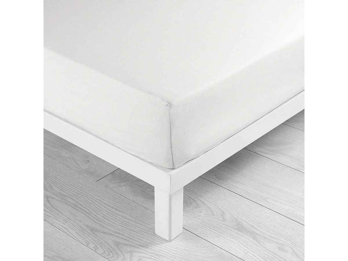 Drap Housse "Lina" 90x190cm White