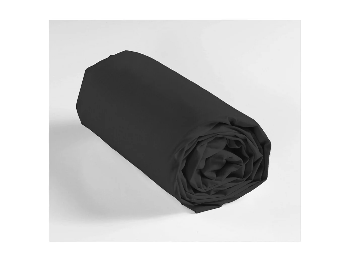 Drap Housse "Lina" 140x190cm Noir