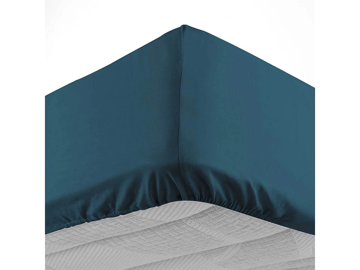 Drap Housse "Lina" 140x190cm Bleu
