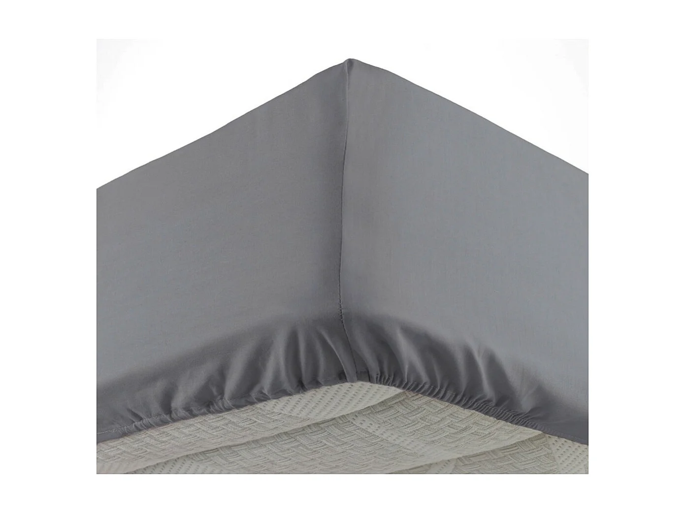 Drap Housse "Lina" 160x200cm Anthracite