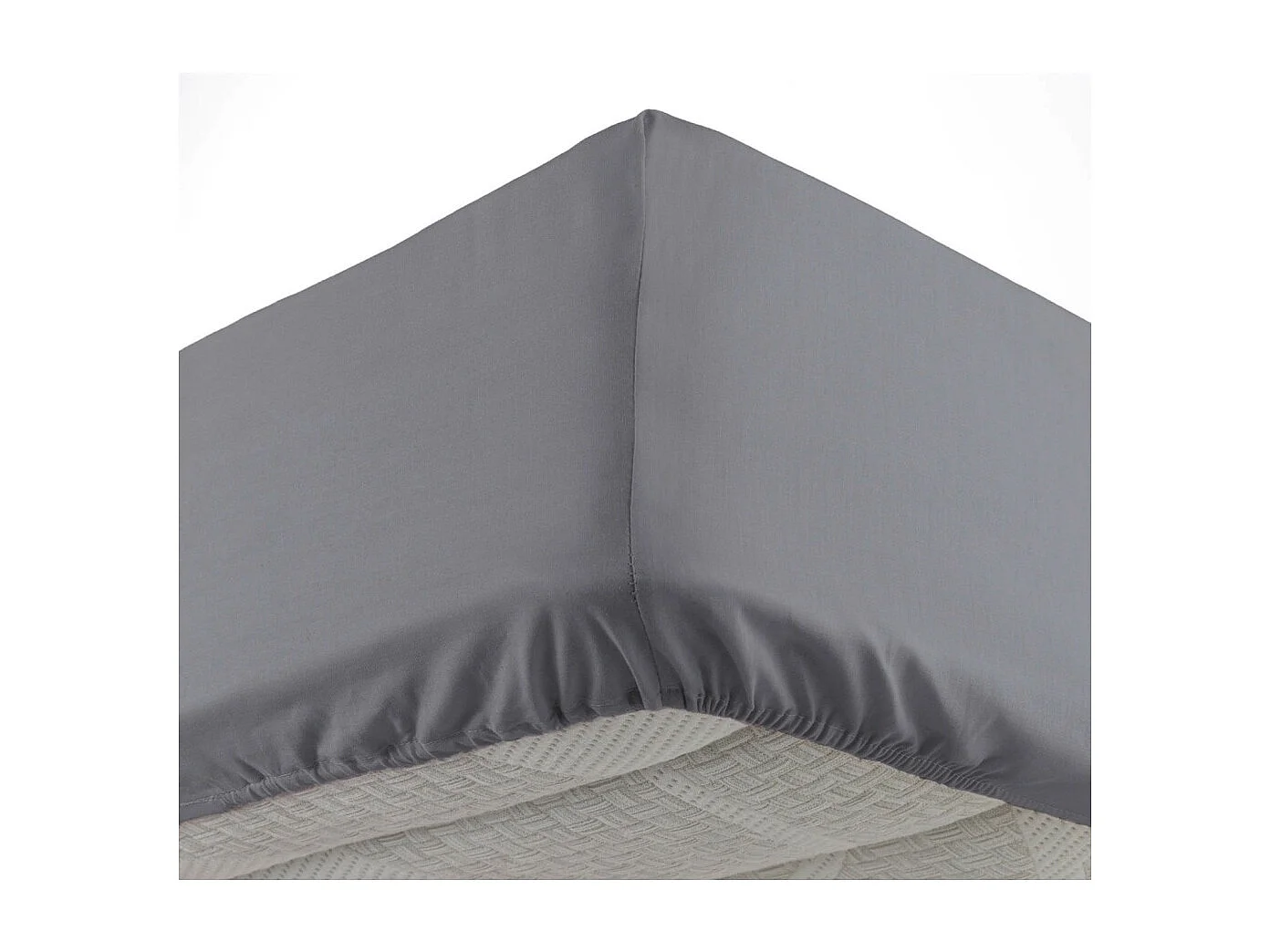 Drap Housse "Lina" 180x200cm Anthracite