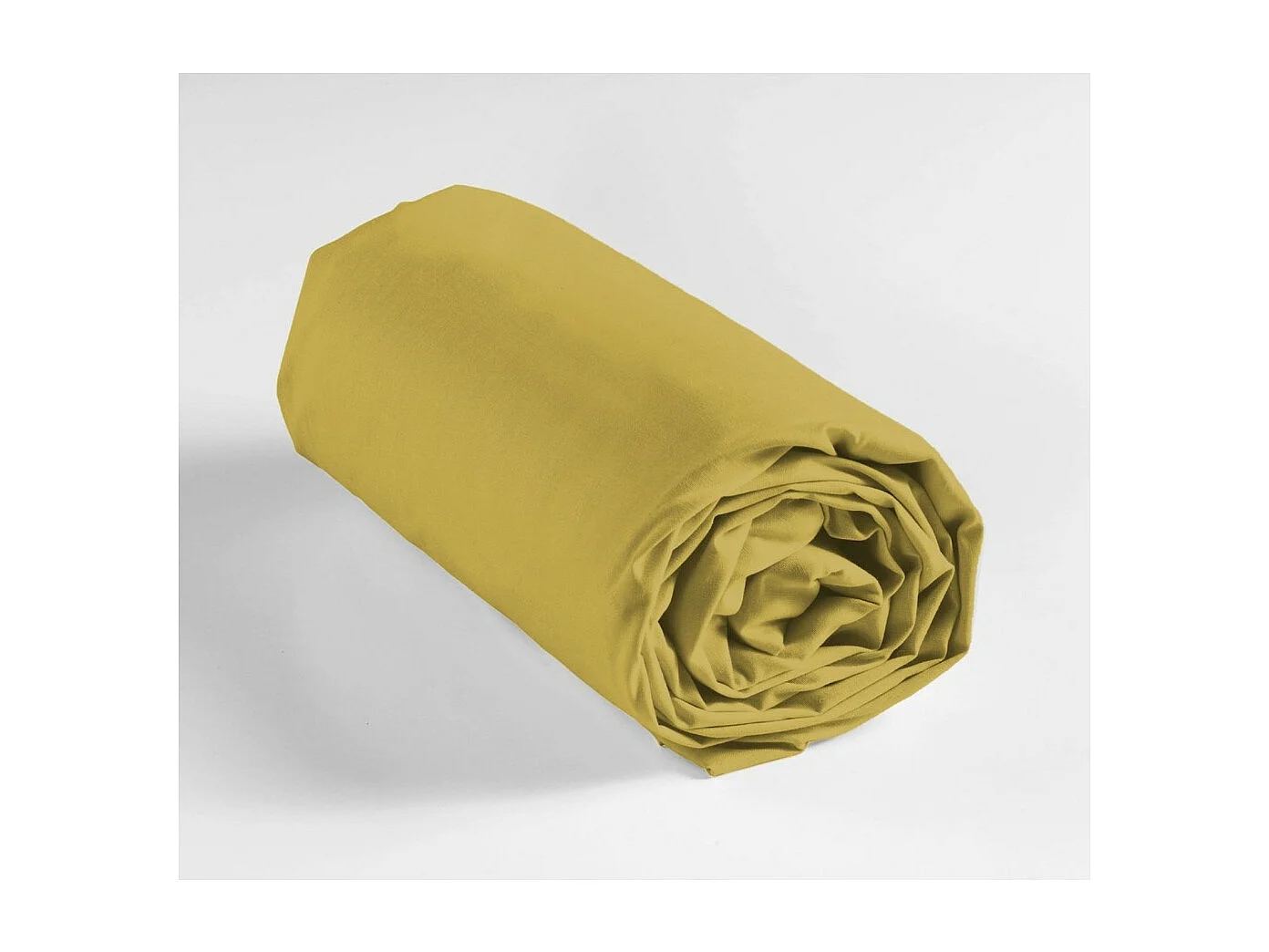 Drap Housse "Lina" 140x190cm Curry