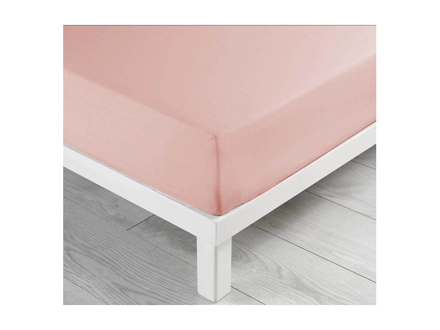 Drap Housse "Lina" 160x200cm Rose