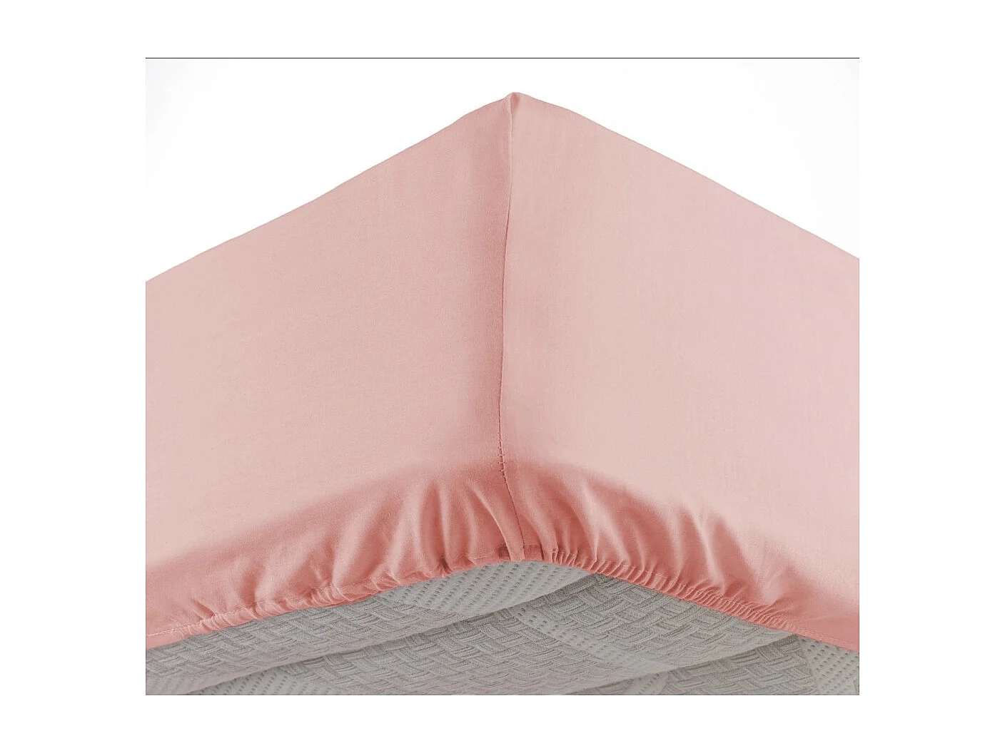 Drap Housse "Lina" 160x200cm Rose