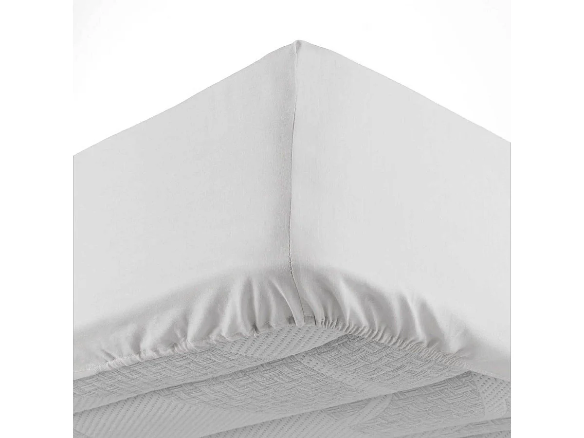 Drap Housse "Lina" 140x190cm White