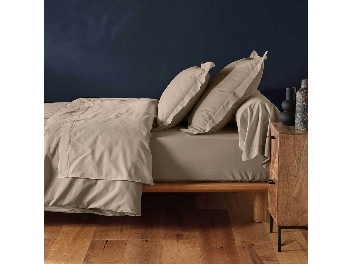 Drap Housse "Lina" 180x200cm Sable