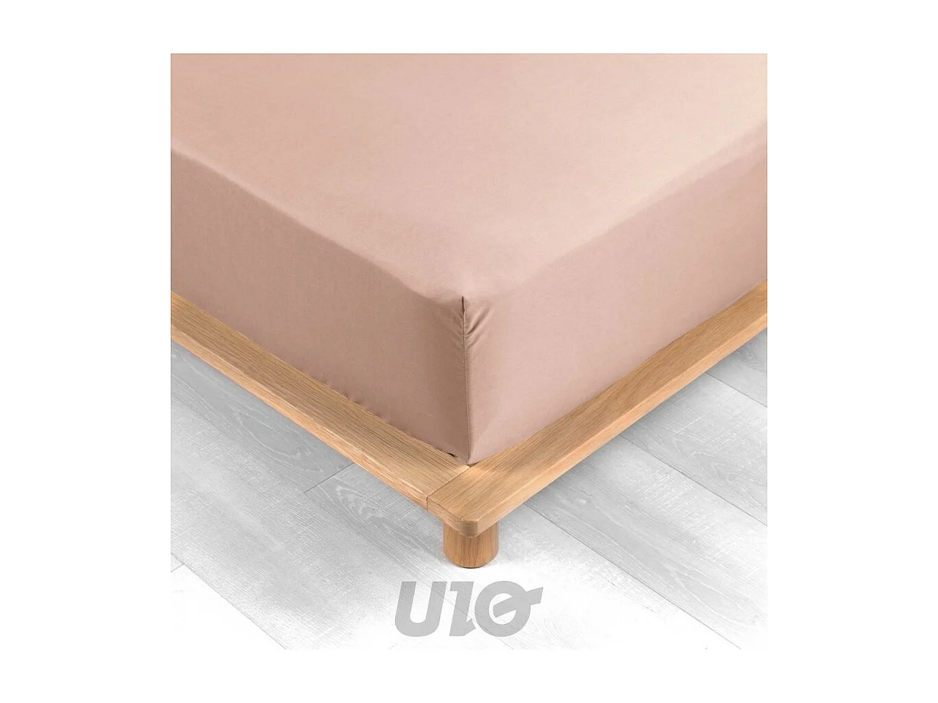 Drap Housse "Percaline" 90x190cm Nude