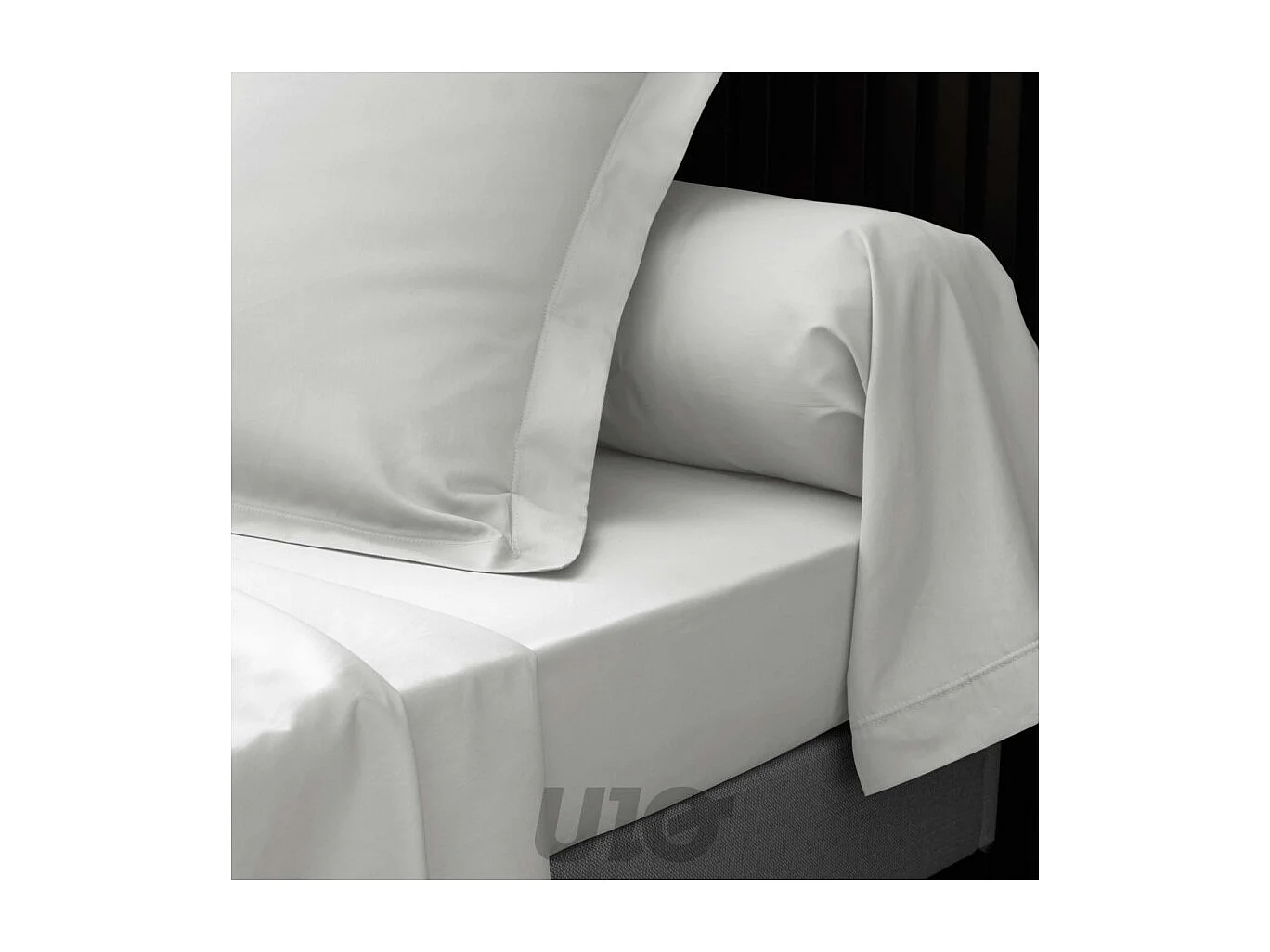 Drap Housse "Percaline" 160x200cm White