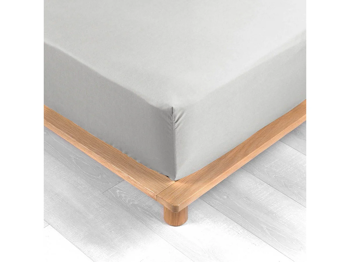 Drap Housse "Percaline" 160x200cm White