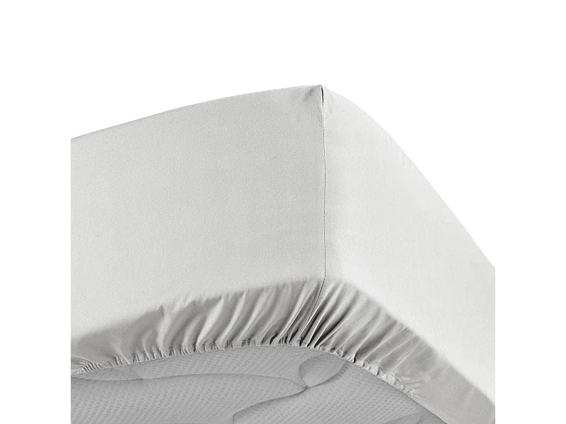 Drap Housse "Percaline" 160x200cm White