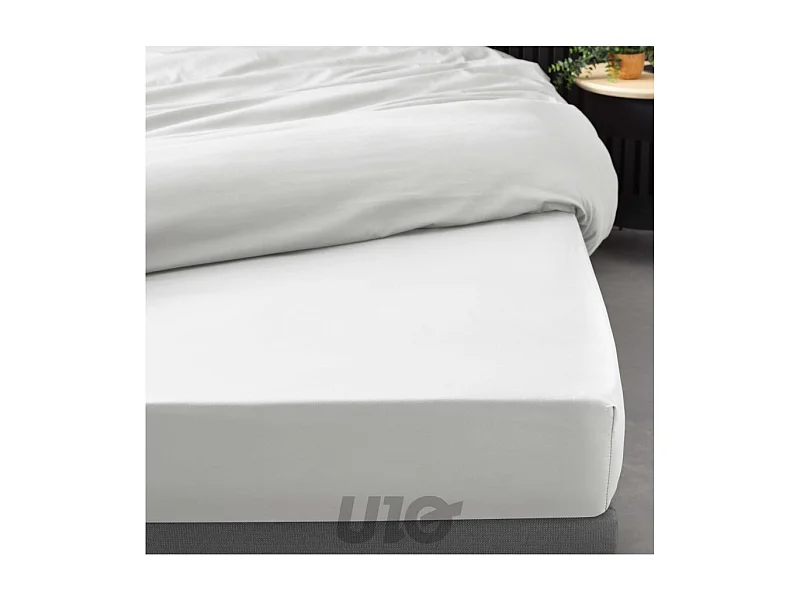 Drap Housse "Percaline" 140x190cm White