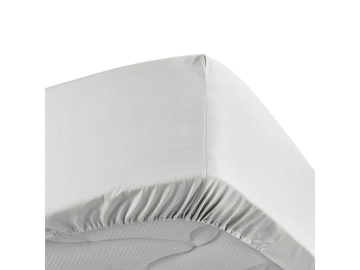 Drap Housse "Percaline" 180x200cm White