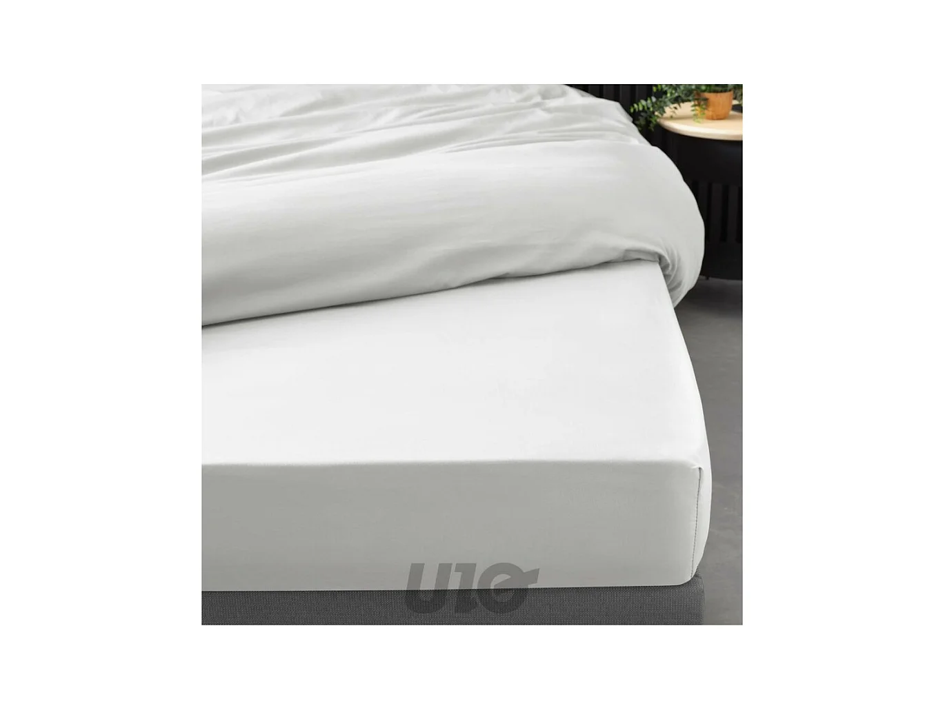 Drap Housse "Percaline" 90x190cm White