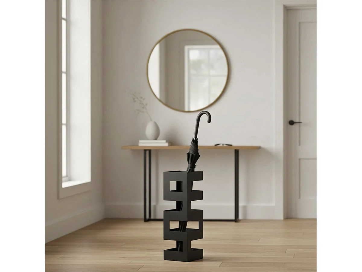 Porte-Parapluie Design "Laqué II" 48cm Noir