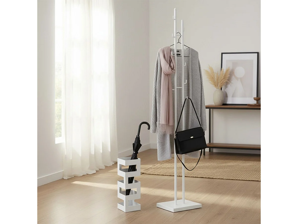 Porte-Parapluie Design "Laqué II" 48cm Blanc