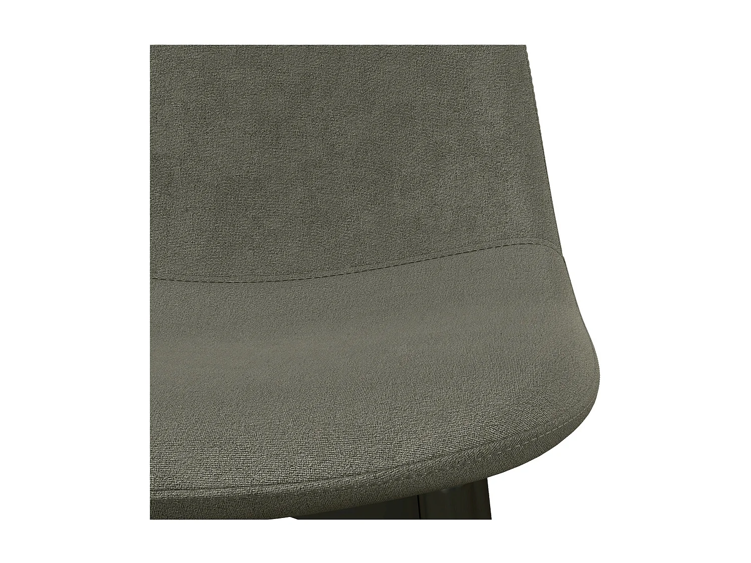 SALLY-Chaise en Velours Gris Carbone et métal noir (x4)