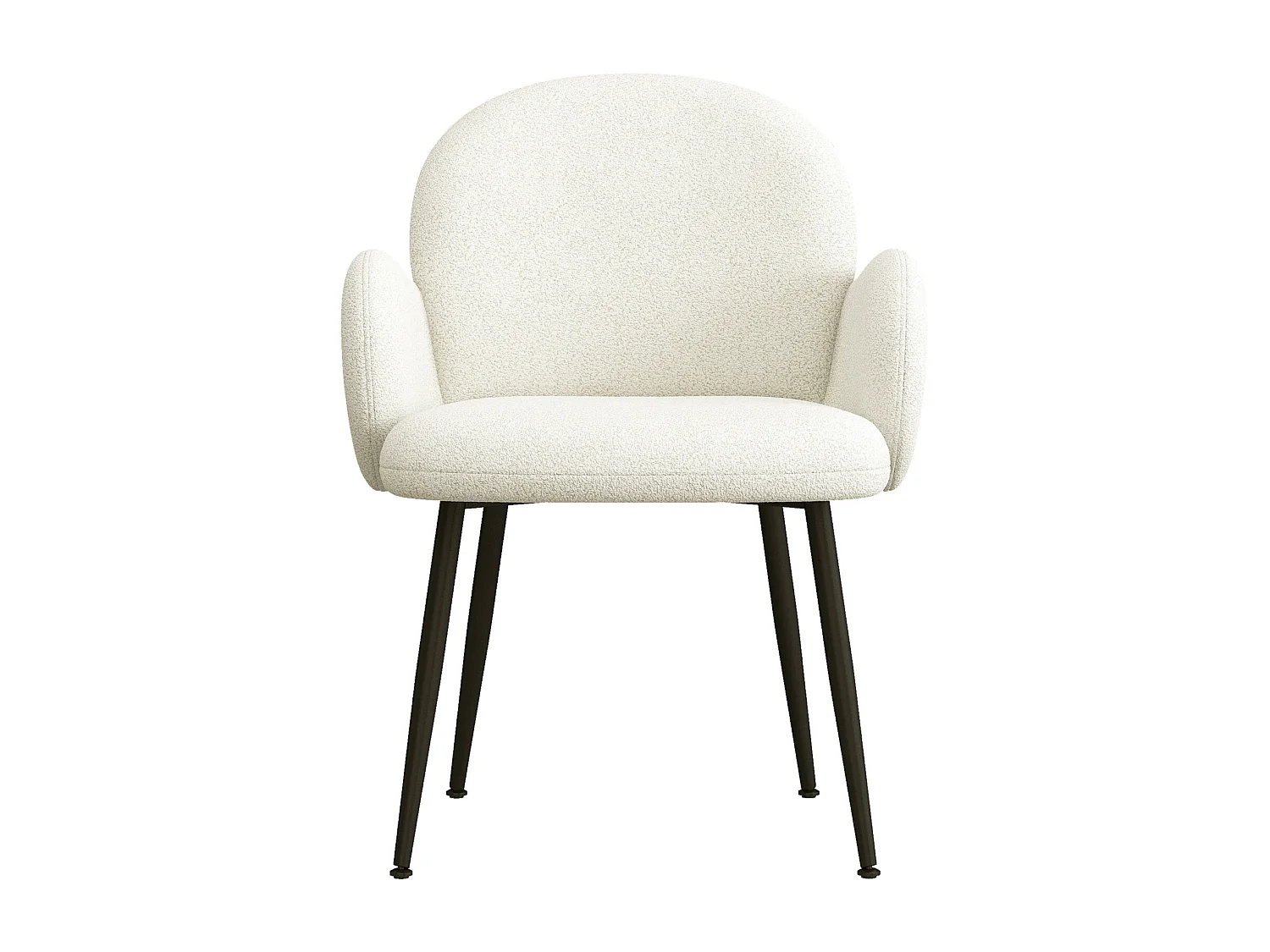 ALICE-Sedia in tessuto Cozy Ecru (x2)