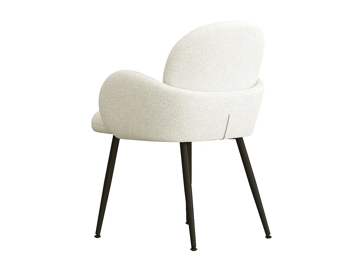 ALICE-Sedia in tessuto Cozy Ecru (x2)