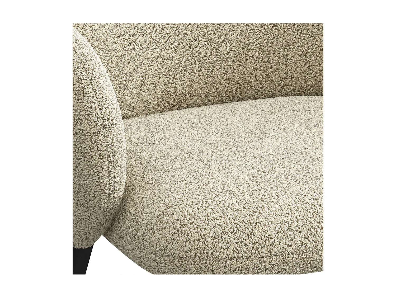 ALICE-Chaise en tissu Cozy Mastic (x2)