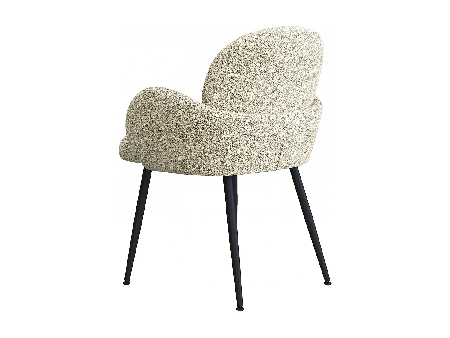 ALICE-Chaise en tissu Cozy Mastic (x2)