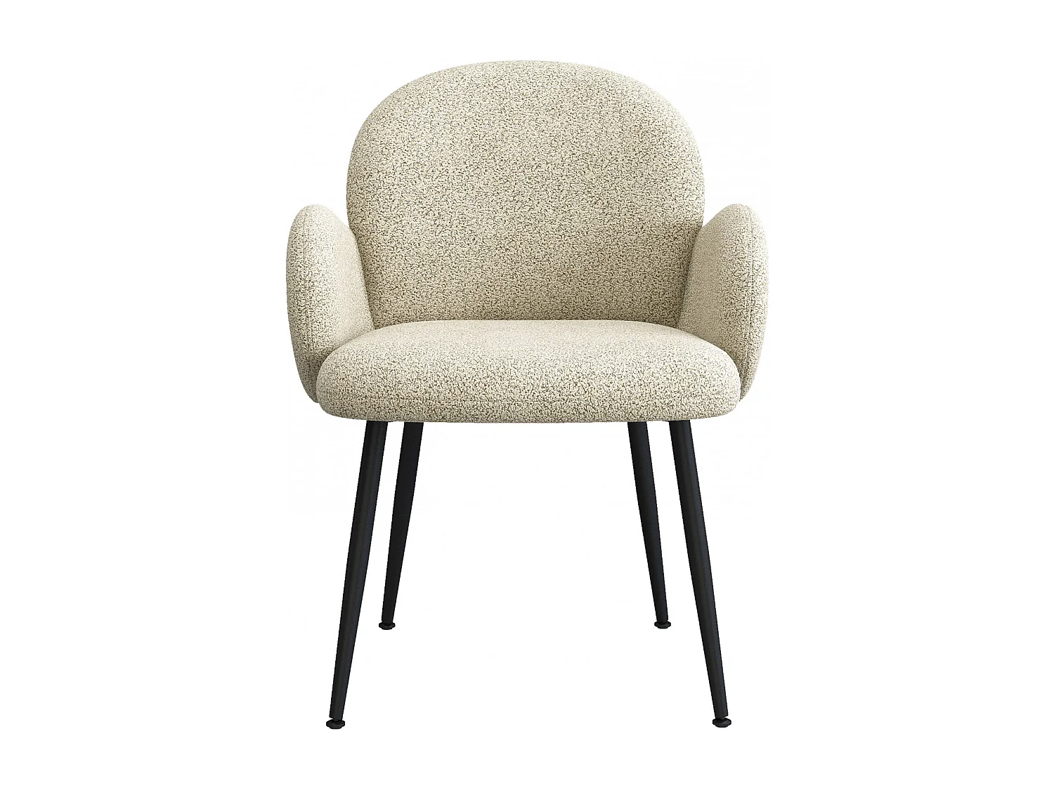 ALICE-Chaise en tissu Cozy Mastic (x2)