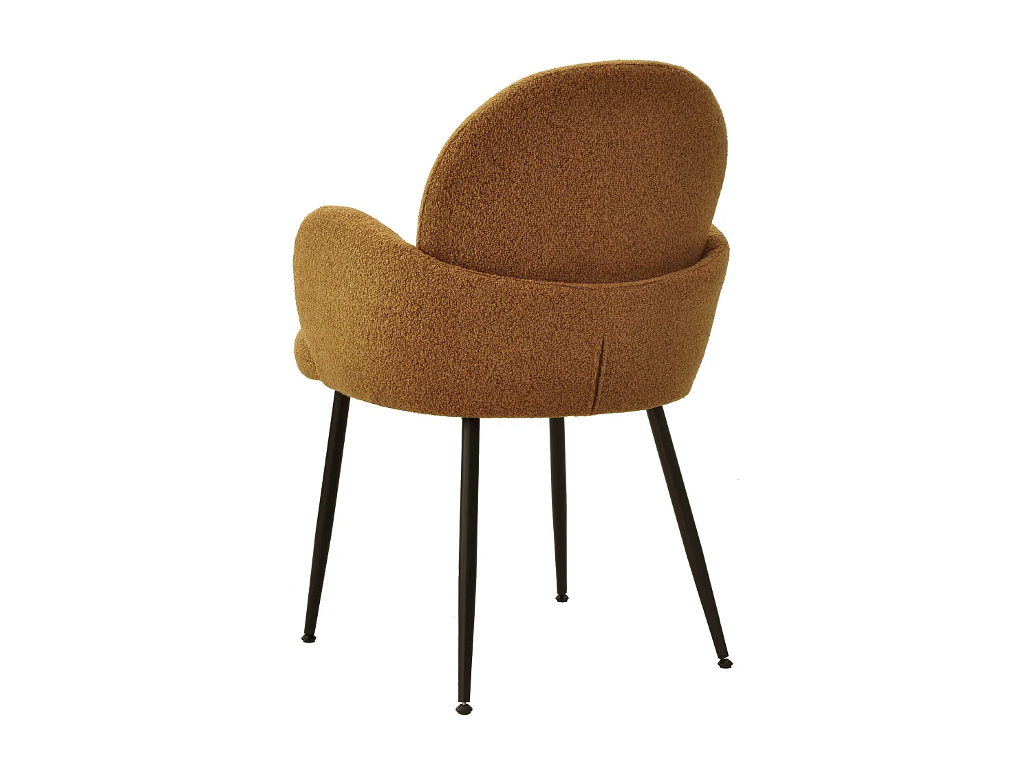 ALICE-Sedia in tessuto Cozy Ocre (x2)