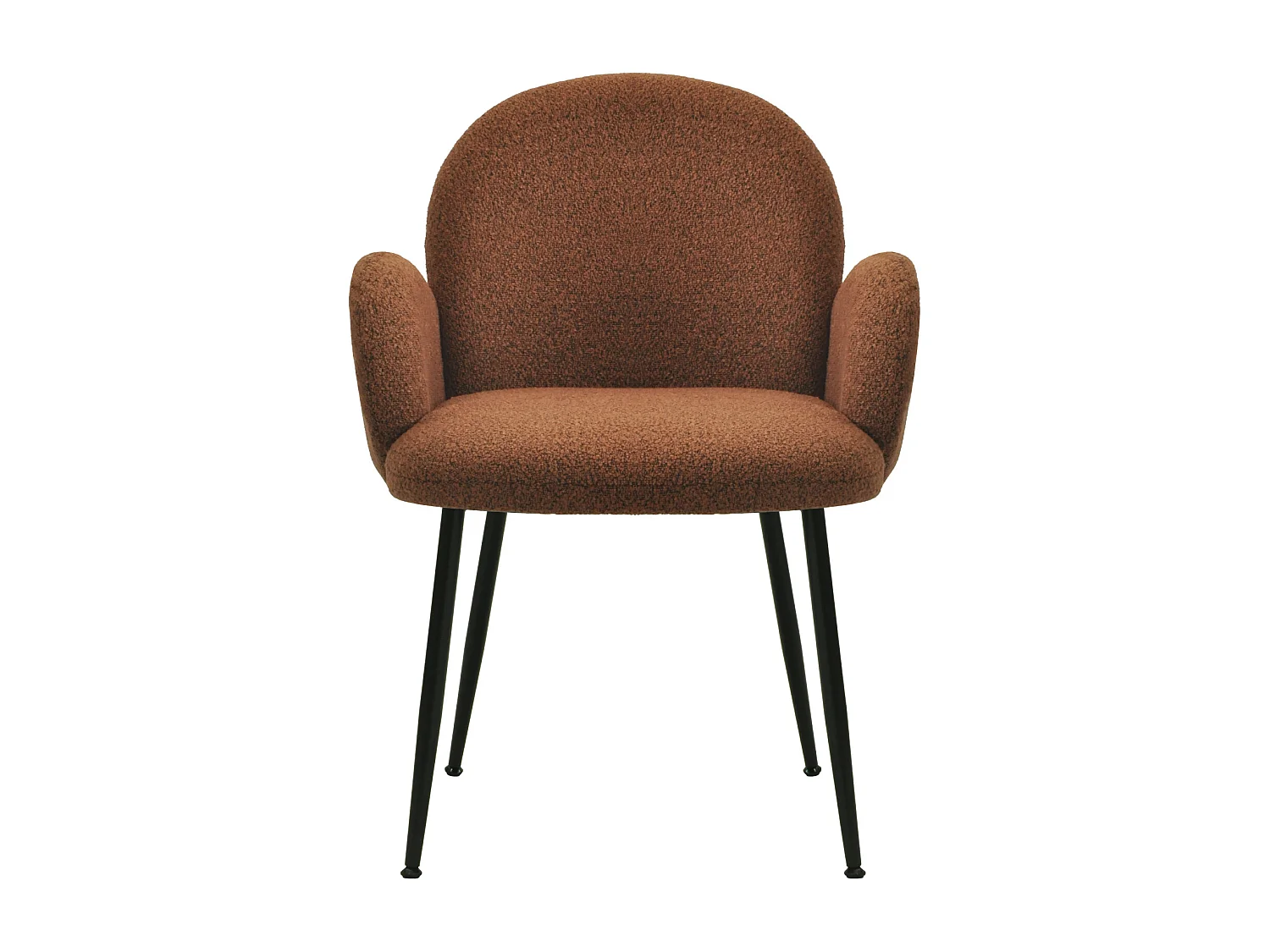 ALICE-Chaise en tissu Cozy Terracota (x2)