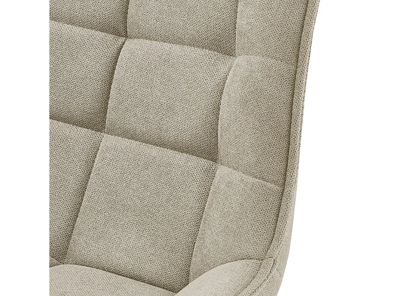 GRANT-Tabouret de bar en tissu Coloris Lin (x2)