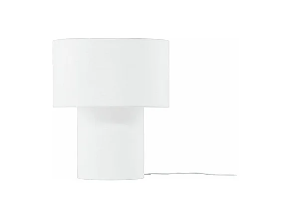 Lampada da tavolo Globia Lighting 35x35x40cm bianca.
