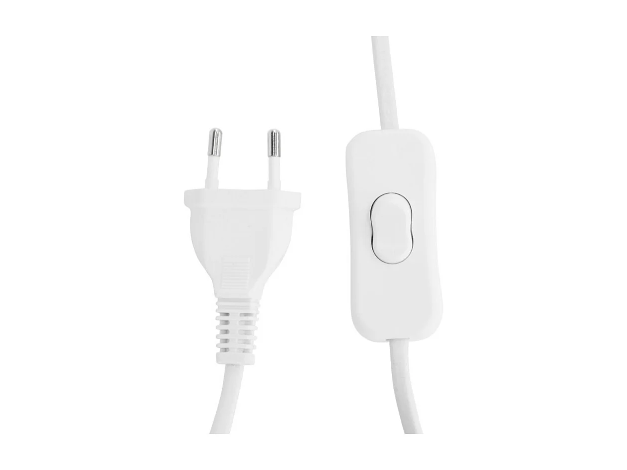 Lampe à Poser Déco "Globia" 40cm Blanc