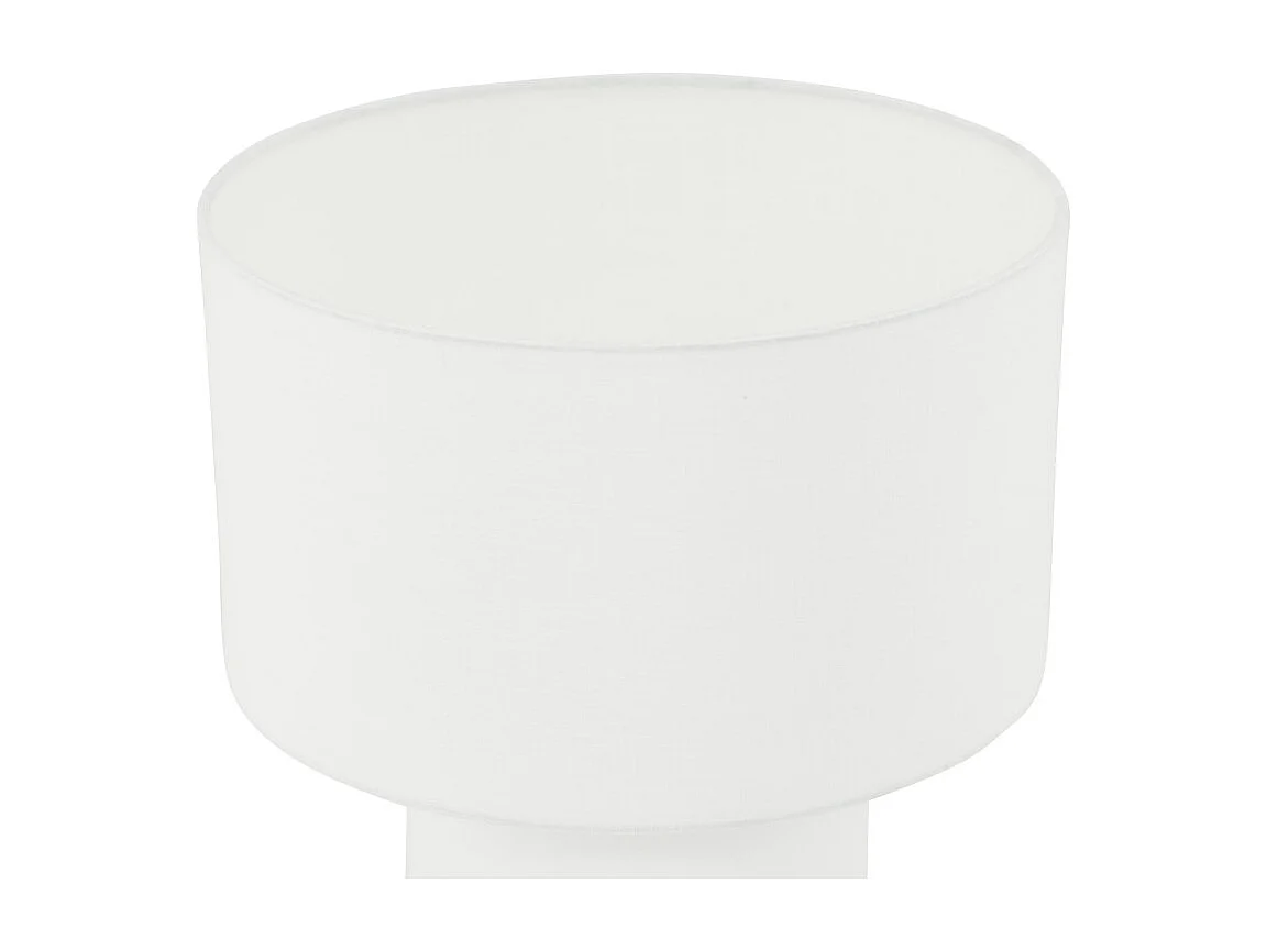 Lampe à Poser Déco "Globia" 40cm Blanc