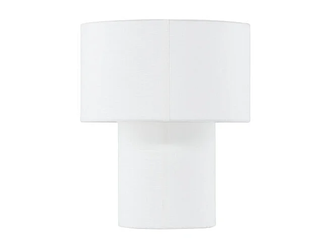Lampe à Poser Déco "Globia" 40cm Blanc