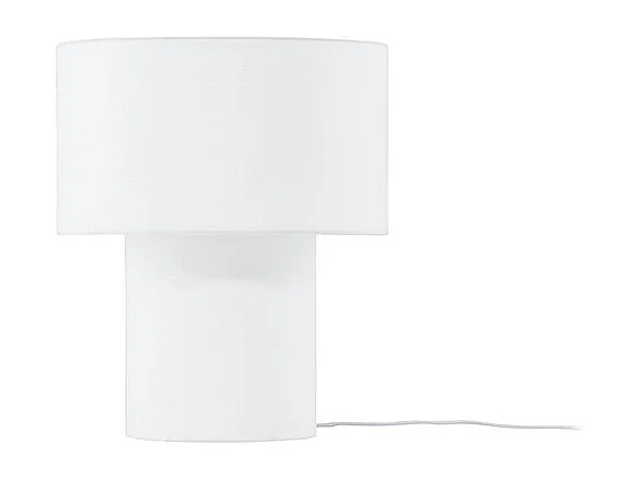 Lampada da tavolo Globia Lighting 35x35x40cm bianca.
