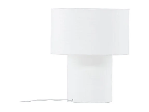 Lampada da tavolo Globia Lighting 35x35x40cm bianca.