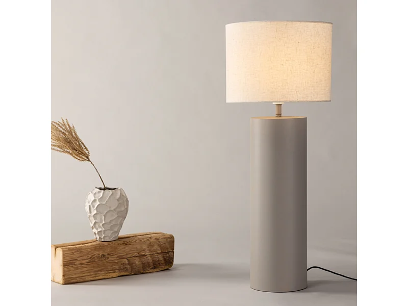 Umeå Beleuchtung Stehlampe 40x40x100cm Grau.