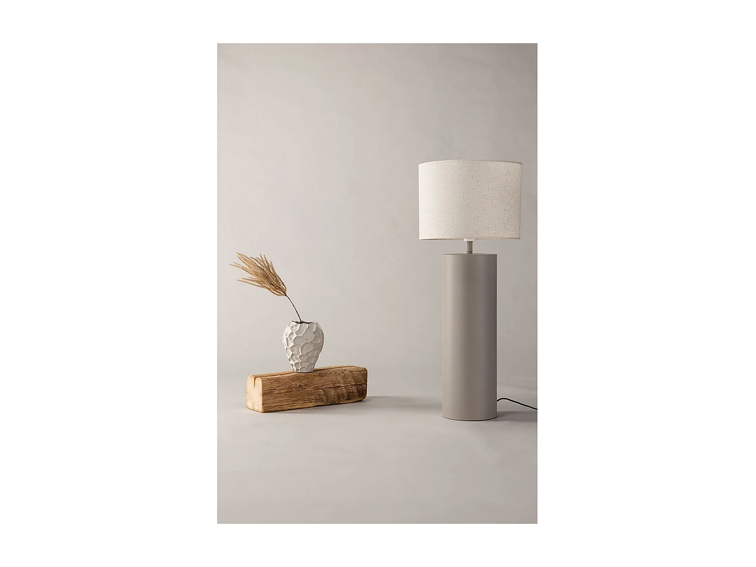 Umeå éclairage lampadaire 40x40x100cm gris.
