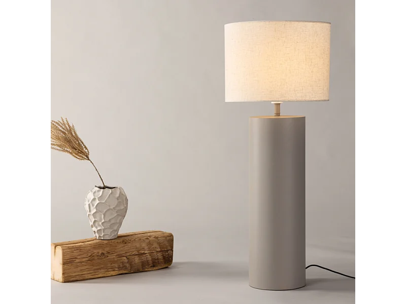 Umeå verlichting vloerlamp 40x40x100cm grijs.