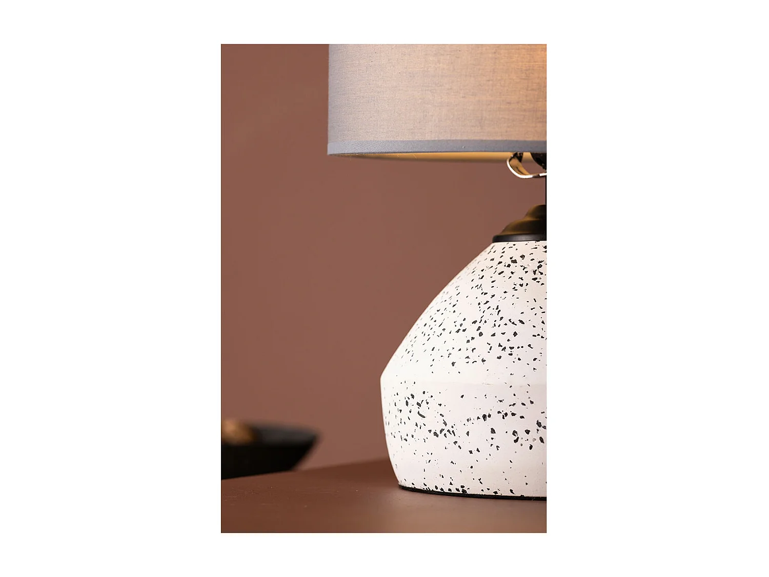 Lampe à Poser Déco "Sisteron" 36cm Blanc