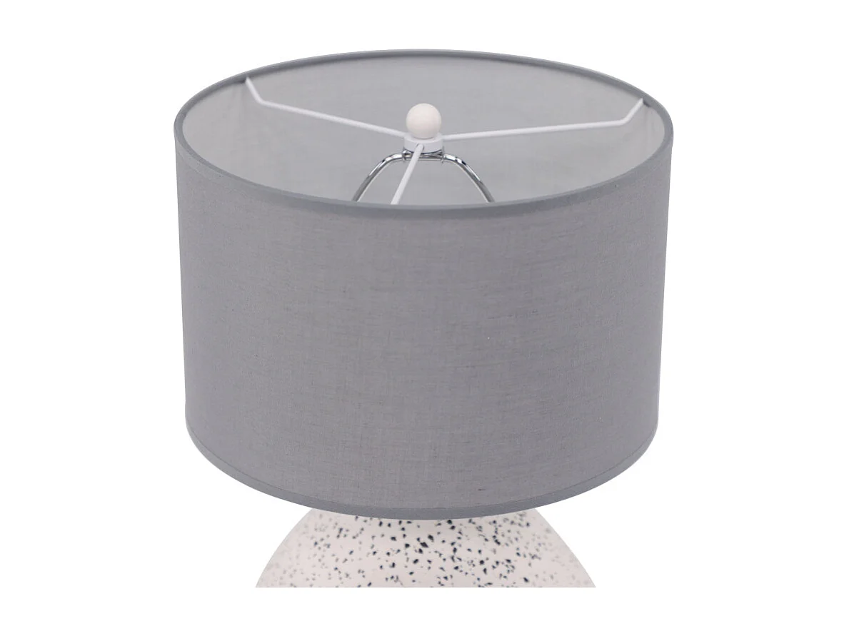 Lampe à Poser Déco "Sisteron" 36cm Blanc