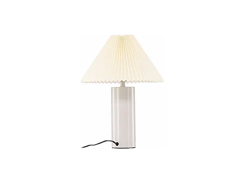 Lampe à Poser Déco "Largin" 45cm Gris Clair
