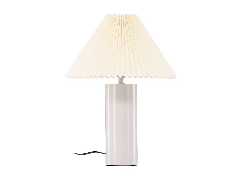 Largin verlichting tafellamp 35x35x45cm lichtgrijs.