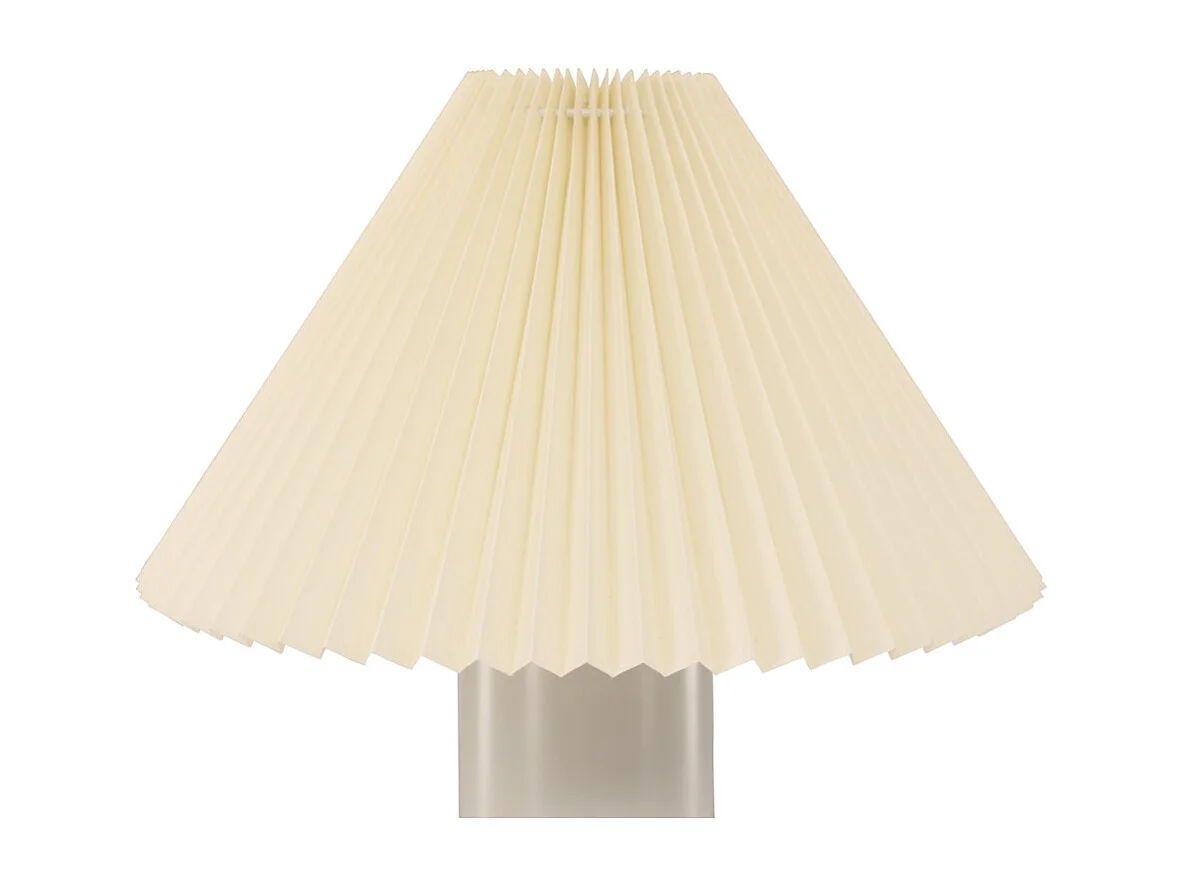 Largin verlichting tafellamp 35x35x45cm lichtgrijs.