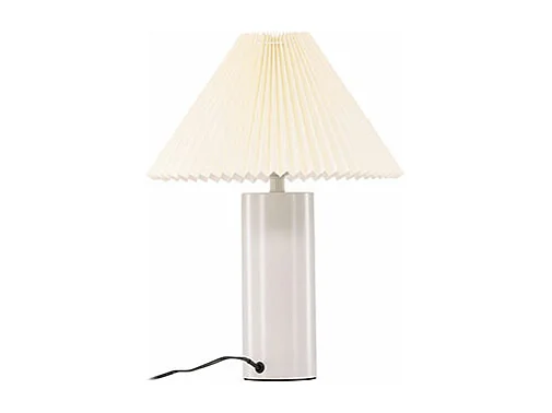 Largin Beleuchtung Tischlampe 35x35x45cm hellgrau.